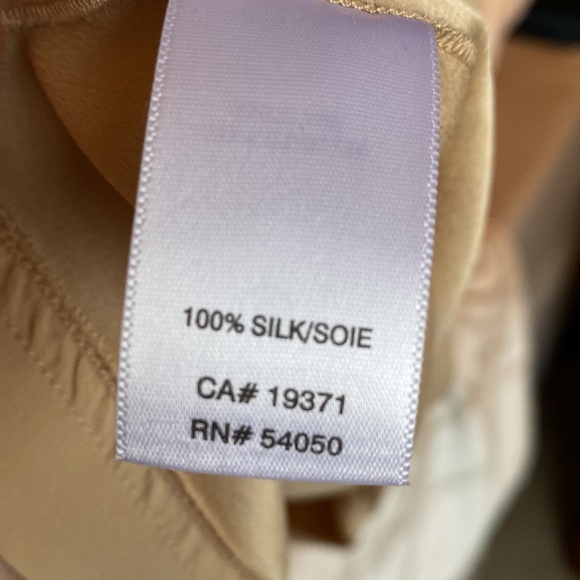 Robert Rodriguez 100% Silk Beige Dress - Picture 3 of 8